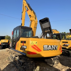 Excavatrice sur chenilles Sany SY155 d'occasion de 15,5 tonnes, de bonne qualité, faible nombre d'heures, moteur et engrenages inclus, pour vidéo de démonstration. - Product Image 4
