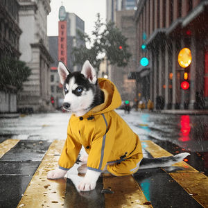 Chubasquero impermeable para perros, ropa transpirable para mascotas, ropa para perros pequeños y medianos, ropa para mascotas de día lluvioso - Product Image 1