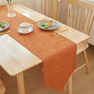 Simple Blank <strong>Table</strong> <strong>Runner</strong> Custom High Quality New Style Digital Printing Cotton Linen <strong>Table</strong> <strong>Runner</strong> for Hotel Dining-<strong>table</strong> - Product Image 4