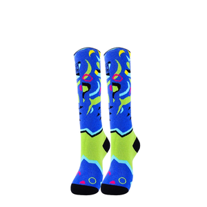 Chaussettes en laine mérinos pour enfants de printemps épaissi chaud Long Tube Crew High <span class=keywords><strong>Roller</strong></span> Skating Snow Ski Logo Body Boys Girls - Product Image 1