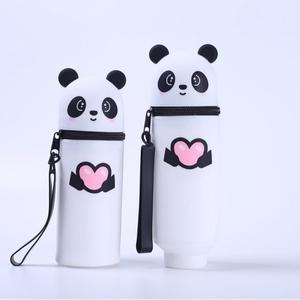Support de stylo en silicone imperméable en forme de panda mignon, design pingouin et ours Kawaii pour l'organisation du bureau des enfants - Product Image 3