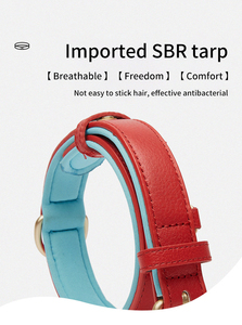 <span class=keywords><strong>Collar</strong></span> de perro <span class=keywords><strong>Sherpa</strong></span> de cuero de primera calidad acolchado transpirable vegano, collares acolchados duraderos para mascotas de alta resistencia - Product Image 6