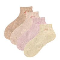 Chaussettes en coton à faible MOQ, confortables, pour la course, l'entraînement, le fitness, saison estivale, logo personnalisé, fines