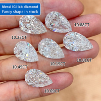 Messi Jewelry Diamante suelto Forma de pera 0.5ct ~ 5ct D Color Excelente corte Diamante cultivado en laboratorio