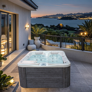 Crea un <span class=keywords><strong>oasis</strong></span> estilo resort con una bañera de hidromasaje en el suelo con función de masaje Jacuzzier - Product Image 5