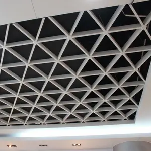 Modern Shopping Mall Open Aluminum Ceiling Design/ Metal Cell Ceiling Tiles/ Interior Roof Decorative Grid Panels