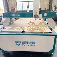 Prix usine Machine de gravure CNC 3D 1325 pour le bois, 1200x1200, pour signalétique publicitaire, aluminium, PVC, avec ATC, 4x8