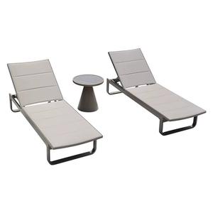 Moderno metallo giardino Hotel Villa piscina lettino all'aperto per il tempo libero prendere il sole sedie a sdraio per la spiaggia o lo spazio all'aperto - Product Image 1