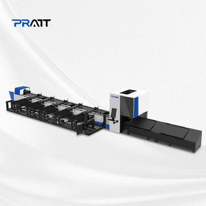 Machine de découpe laser industrielle automatique pour tuyaux, équipée d'un support de suivi et d'un système de chargement/déchargement automatique - Product Image 1