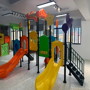 Qiao популярная пластиковая горка Детская уличная игровая площадка оборудование с детскими пластиковыми горками качели наборы игрушек для детей