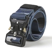 Ceinture tactique camouflage personnalisée en polyester et nylon, ceinture utilitaire robuste pour l'entraînement en plein air pour hommes