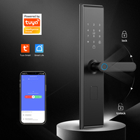 Serrure de porte intelligente numérique TYSH Tuya Wifi, code RFID, carte IC, application smartphone, déverrouillage Zigbee, empreinte digitale biométrique, serrures intelligentes