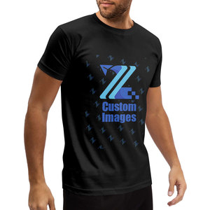 Individuelles Hemd Damen personalisiertes T-Shirt Ihr Bild hinzufügen Text hinzufügen Foto Front-/Rückseite Druck Baumwoll-T-Shirts für Damen Herren Sommer - Product Image 2