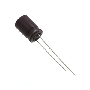 ตัวแทนจำหน่ายอย่างเป็นทางการ ตัวเก็บประจุแบบ CAP ALUM 1UF 20% 200V RADIAL TH Through Hole 1 uF UPJ2D010MPD1TA - Product Image 1