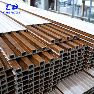 Fournisseur chinois Createking, vente en gros de panneaux muraux rainurés en WPC imperméables dorés pour hôpitaux et hôtels - Product Image 4