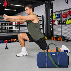 Bolsa <span class=keywords><strong>de</strong></span> Viaje Deportiva Personalizada al por Mayor, Bolsa <span class=keywords><strong>de</strong></span> Lona Encerada Pequeña para Fin <span class=keywords><strong>de</strong></span> Semana, Bolsa <span class=keywords><strong>de</strong></span> Viaje Unisex <span class=keywords><strong>de</strong></span> Moda Reciclada - Product Image 3