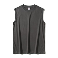 Débardeur de sport unisexe en coton 100 % de haute qualité pour hommes et femmes, col rond, sans manches, idéal pour la course à pied - Vente en gros