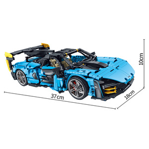 Panlos Technic Car 1:14 Modelo Senna, Bloques de Construcción de Juguete, 1610 Piezas, Kit de Ensamblaje de Partículas Pequeñas de Plástico, Edades 10+ - Product Image 2