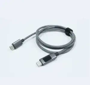 Digital Display USB C To C Charger Cable 100W 1m PD 5A Fast Charging Cable LED Type C Cord