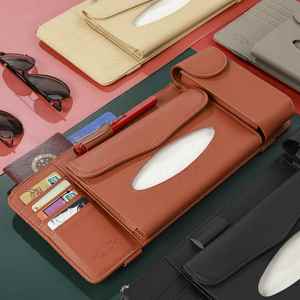 Meilleures ventes d'accessoires d'intérieur pour automobiles Organisateur de poche Organisateur de pare-soleil pour voiture - Product Image 3
