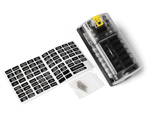 Caja de Fusibles de 12 Vías ST Blade 100A/32V DC, 12 Circuitos con Bus Negativo y LED - Product Image 5