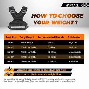 Chaleco con peso ajustable para mujer, chaleco táctico con 6 placas de arena de hierro para operaciones tácticas y de servicio. - Product Image 6