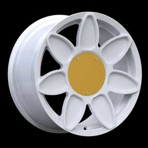 Cerchi in Lega OEM 5x112 Design a Girasole, Cerchioni Sportivi Colorati per Auto, Bianchi per Mk7 Gti Golf 7 Nissan Qashqai <span class=keywords><strong>J11</strong></span> - Product Image 4