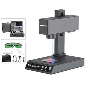 Daja M4 sợi Laser đánh dấu Máy in laser Máy in laser khắc cho vàng trang sức gỗ da kim loại - Product Image 1