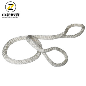 Sangle de levage en nylon Zhongyu, ronde, 1T à 100T, outil de levage et de hissement - Product Image 2