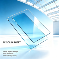Plaque en polycarbonate solide sur mesure, couleur et taille personnalisées, transparente, teintée, givrée, surface gaufrée pour la construction de auvents et de toitures