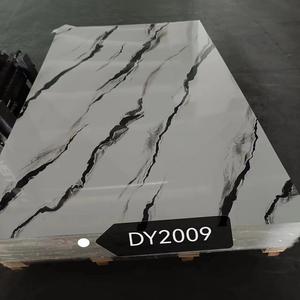 大理石プラスチックシートPVC壁パネルモダン壁パネルPVC壁パネルボードUVバスルーム用 - Product Image 5