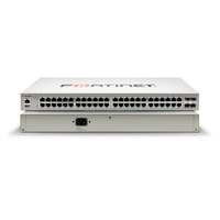 Switch de Red Original Nuevo FortiSwitch-448E FS-448E-Fiber con 48 Puertos Gigabit Ethernet RJ45 y 4 Enlaces Ascendentes SFP+ de 10 Gigabit Ethernet