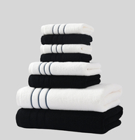Lote de lujo 100% algodón suave de alta absorción juego de toallas de baño de alta calidad al por mayor