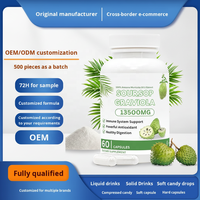 Op maat gemaakte Soursop Fruit Extract Capsules met vitamine voor spijsvertering & immuunondersteuning - Gezonde voedingskwaliteit