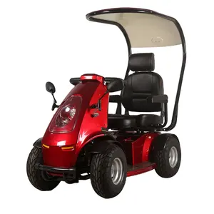 Scooter de luxe avec moteur électrique 4 roues, personnalisé, pour les personnes âgées