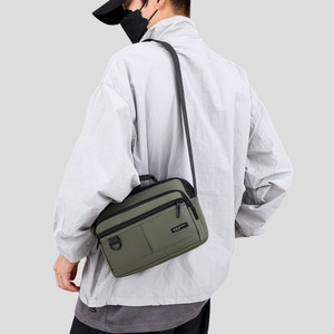 Fashion <b>Men</b> Casual Business Shoulder Pack Adjustable Straps Lightweight Travel <b>Satchel</b> Single Shoulder Messenger Cross Body <b>Bag</b> - Product Image 5