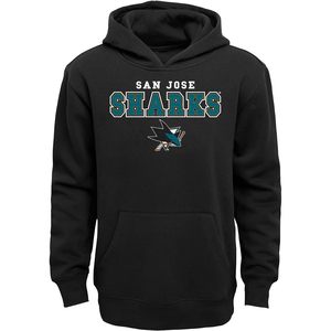 เสื้อฮู้ดเด็กวัยหัดเดินซานโฮเซ่ ชาร์คส์สีดำ 2T 4T เสื้อผ้าทีม NHL - Product Image 1