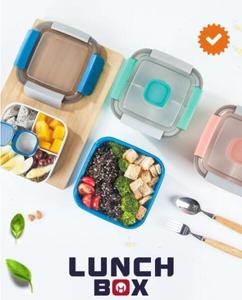 Loncheras Bento Portátiles de Plástico PP de Grado Alimenticio al por Mayor, con Diseño de Doble Nivel Hermético, Aptas para Calentar y Libres de BPA, para Almacenamiento y Viajes - Product Image 2
