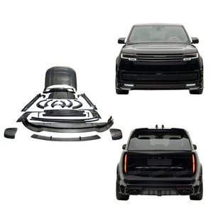 Kit de cuerpo de fibra de carbono seco para Land <span class=keywords><strong>Rover</strong></span> <span class=keywords><strong>Range</strong></span> <span class=keywords><strong>Rover</strong></span> Vogue <span class=keywords><strong>SV</strong></span> 2023 + Actualización a M Style Front Lip Difusor Hood Bodykit - Product Image 1