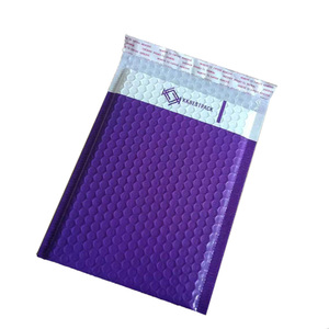 Personnalisé imprimé <span class=keywords><strong>violet</strong></span> sac en plastique recyclé pour l'expédition - Product Image 1
