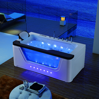 Baignoire de massage personnalisée avec bulle d'air Foshan Fournisseur d'usine Bon prix Vente chaude et de luxe Jacuzzier
