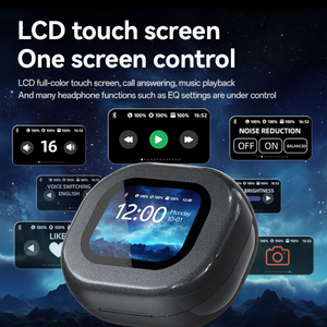 Écouteurs M94 A9 <span class=keywords><strong>Pro</strong></span> V5.4 Écouteurs sans fil à écran tactile longue endurance avec clip d'oreille étanche Casque TWS à réduction de bruit avec LED - Product Image 4