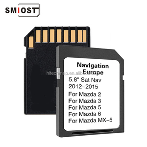 การ์ดหน่วยความจำ <span class=keywords><strong>SD</strong></span> ซอฟต์แวร์อัปเดตแผนที่นำทาง GPS สำหรับรถยนต์ <span class=keywords><strong>Mazda</strong></span> 8110 2 3 5 MX5 รุ่นยุโรป - Product Image 1