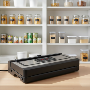 Scelleuse sous vide électrique automatique pour contenants en plastique, usage domestique, camping-car, extérieur, design compact, pour sacs de café et briques, avec fonction de scellage manuel - Product Image 3