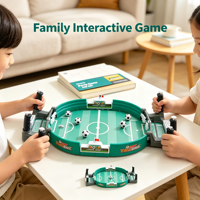 Mini jeu de football de table portable, jouet de combat de football de bureau, matériau ABS, jeu interactif parent-enfant, jeu de compétition pour enfants