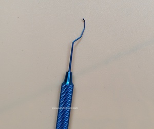 Cirugía ocular oftálmica <span class=keywords><strong>Minami</strong></span> M gancho lente Maniputor Chopper doble párpado instrumento gancho - Product Image 3