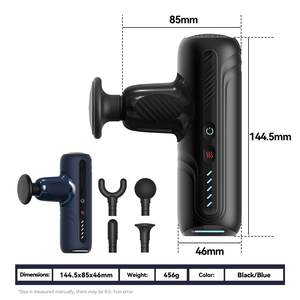 Neck Shoulders <strong>Legs</strong> Hot And Cold <strong>Massage</strong> Gun Body Slimming <strong>Electric</strong> Shock <strong>Massage</strong> Machine Home Gym 4 Head <strong>Vibrator</strong> <strong>Massage</strong> Gun - Product Image 2