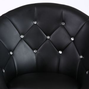 Seduta in PU regolabile in altezza di alta qualità sedia da parrucchiere di colore nero sedia da barbiere - Product Image 5