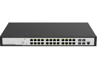 Switch PoE L3 empilable géré par le cloud à 24 ports, réseau Ethernet Gigabit haute vitesse, cœur SFP+ 10G pour caméra IP, VoIP et point d'accès