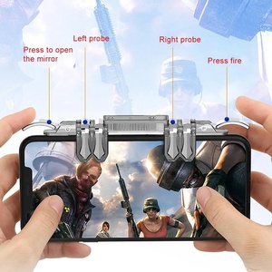 K19 6 jari Download Video Game <span class=keywords><strong>Controller</strong></span> item Gadgets L2 R2 <span class=keywords><strong>Shooter</strong></span> untuk anak laki-laki PUGB Mobile Game Joystick - Product Image 3